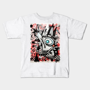 Cartoon Aardvark Graffiti #3 Kids T-Shirt